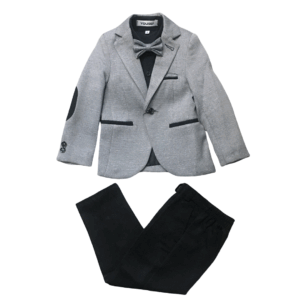 Boys' 4-Piece Semi-Casual Suit Set - GREY
