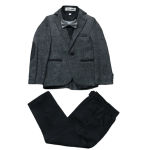 Boys' 4-Piece Semi-Casual Suit Set - D.GRAY