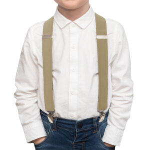 Toddler Suspenders - BEIGE