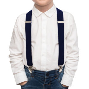Toddler Suspenders - NAVY