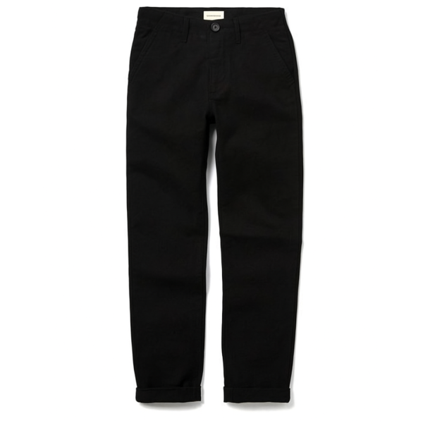 Boys’ Classic Chino Pants – BLACK