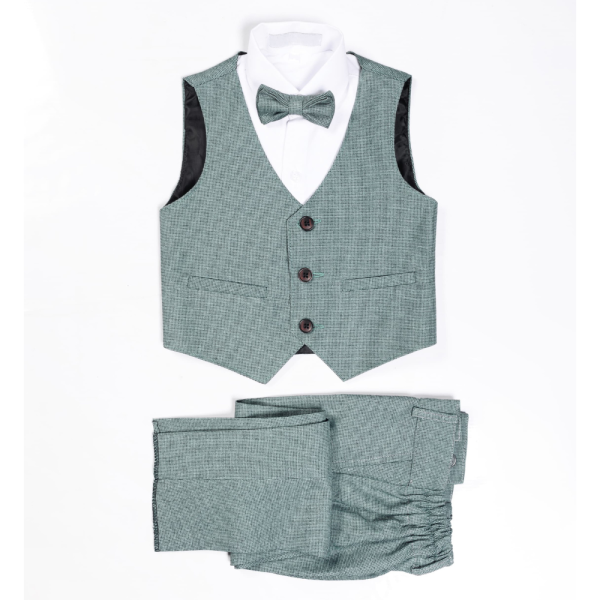 Boys’ 4-Piece Formal Suit Set – MINT