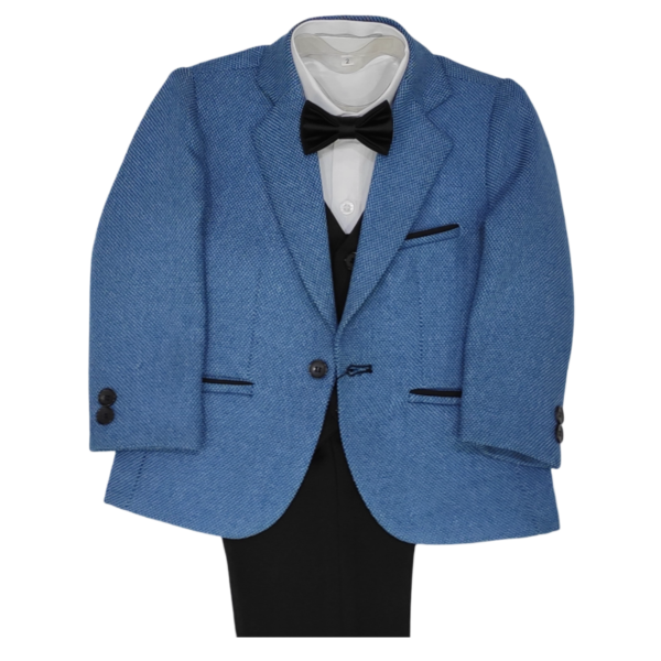 Boys' 5-Piece Mix Suit Set - BLUE