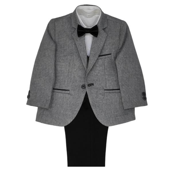Boys' 5-Piece Mix Suit Set - GRAY