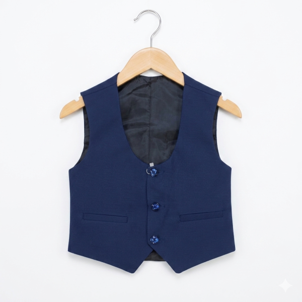Boys’ 1-Piece Vest  – NAVY