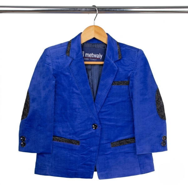 Boys Winter Katefa Blazer Regular Fit Suit Jacket – BLUE