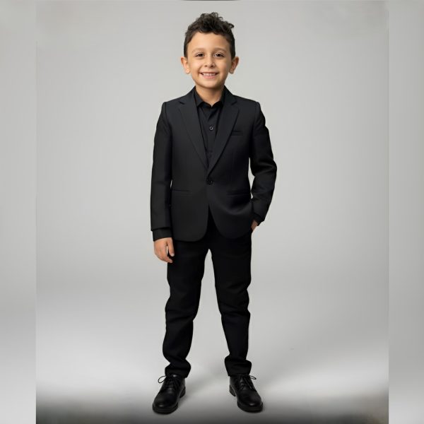 Boys’ Formal Blazer – BLACK