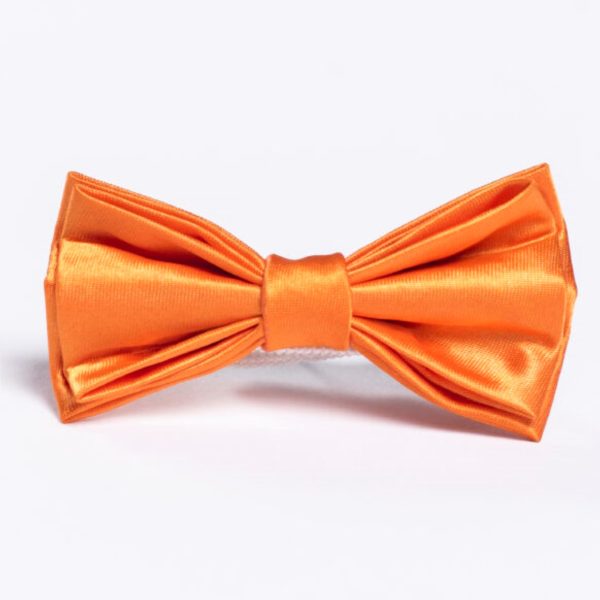 Kids Classic Pre-Tied Bow Tie – ORANGE