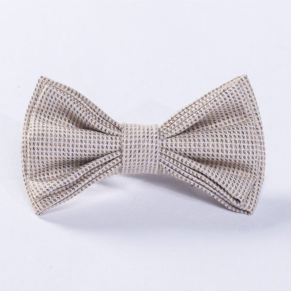 Kids Classic Pre-Tied Bow Tie – BEIGE