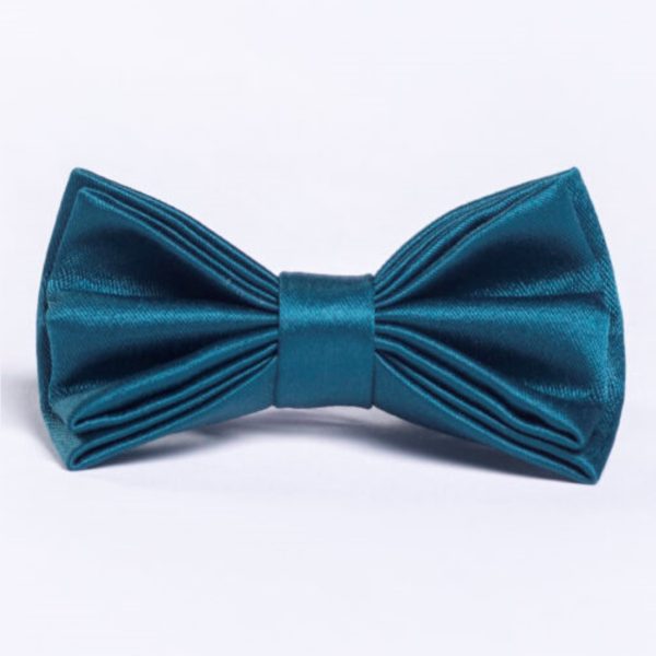 Kids Classic Pre-Tied Bow Tie – DARK TURQUOISE