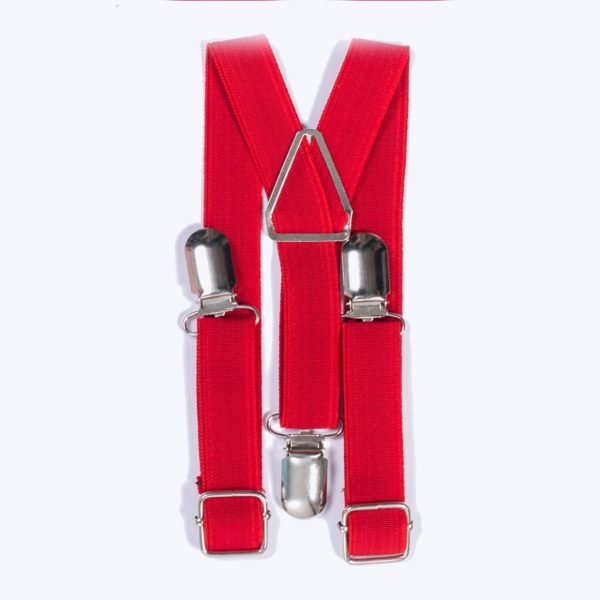 Kids Suspenders – RED