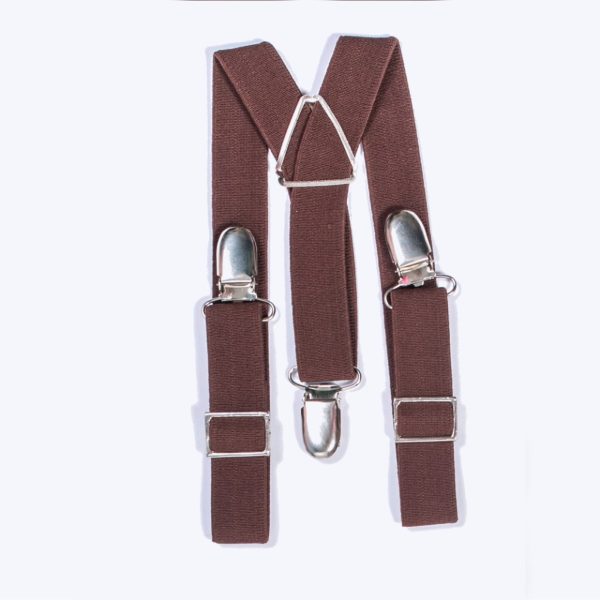 Kids Suspenders – BROWN