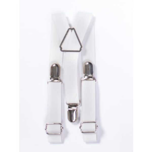 Kids Suspenders – WHITE