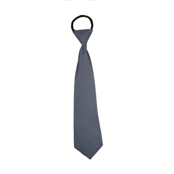 Pre-Tied Adjustable Formal Kids Tie – GRAY