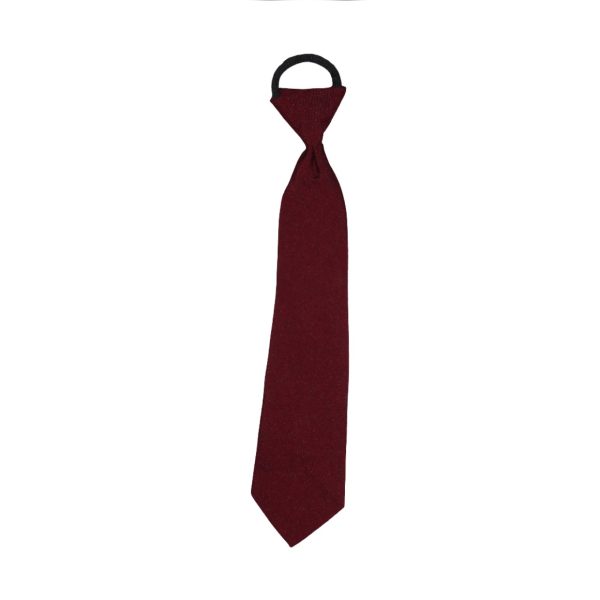 Pre-Tied Adjustable Formal Kids Tie – WINE