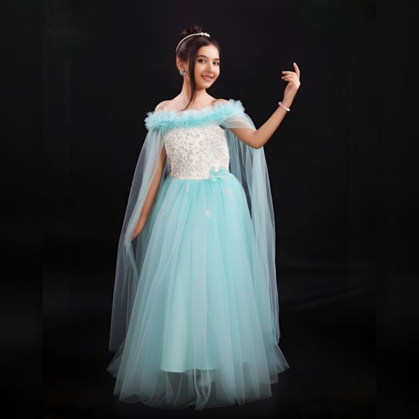 Party Dress For Little Girls – M505 – FAYROUZ
