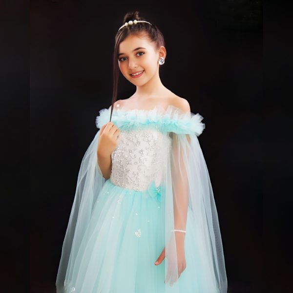 Party Dress For Little Girls – M505 – FAYROUZ
