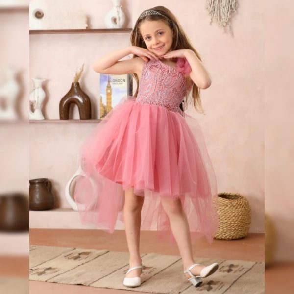 Party Dress For Little Girls – M601 – KASHMER