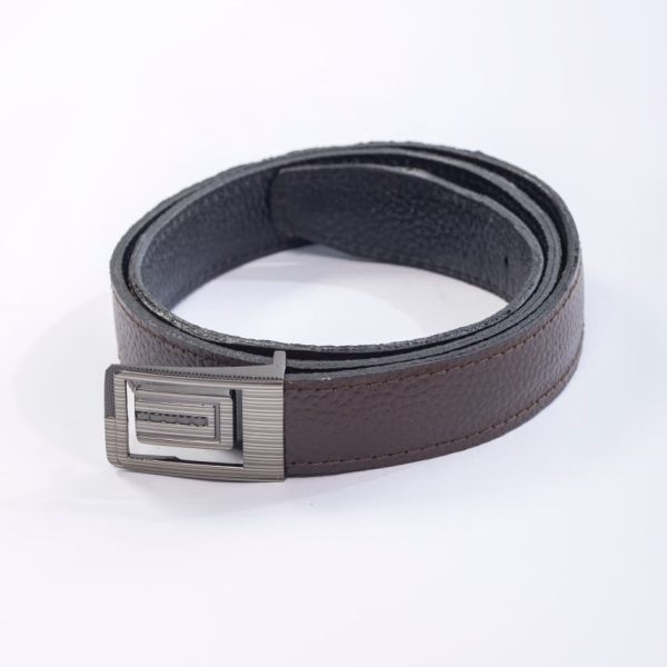 Boys' Classic Belt Double Face - BROWN/BLACK
