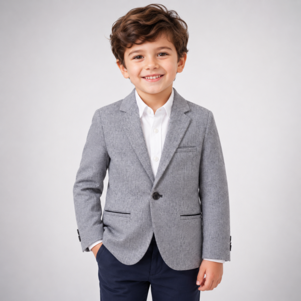 Boys’ Formal Blazer – LIGHT GRAY